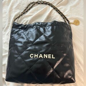 Small Black Chanel 22B